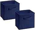 Closetmaid 1577 Cubeicals Mini Fabric Drawers, Blue, 2 Pack