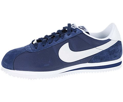 Nike Men’s NIKE CORTEZ BASIC NYLON ’06 TRAINING SHOES 13 (MIDNIGHT NAVY/WHITE)