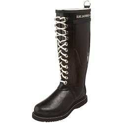 Ilse Jacobsen Damen Gummistiefel hoch RUB1, Schwarz (Black 01), EU 37