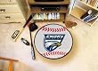 Emory Eagles 29" Round Baseball Floor Mat (Rug)