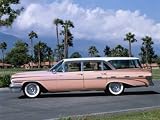 1959 Pontiac Bonneville Safari Station Wagon Photographic Poster Print, 64x48