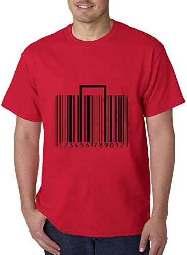 Onlyyousweet Art Barcode Sublimation Armour Gym Fitness Wicking Running Workwear Force Series Crew-Neck Short Sleeve Mens T-shirt Size XXXXXL