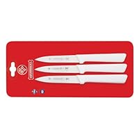 Mundial SCW0547-4 4-Inch Paring Knife Collection, Set of 3, White