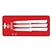 Mundial SCW0547-4 4-Inch Paring Knife Collection, Set of 3, White