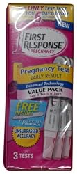First Response Early Result Pregnancy Test, 3 tests