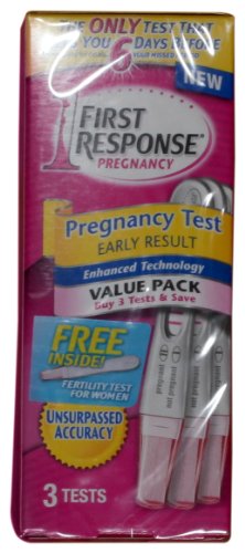 First Response Early Result Pregnancy Test, 3 tests