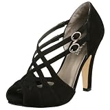  : Nine West Women's Osterige Pump,Black Suede,9.5 M US