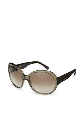 Click here to buy Chloe 2214 03 Light Khaki And Brown Plastic Sunglasses by Chloe.