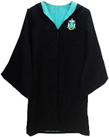 Deluxe Harry Potter Adult Robe Cosplay Costume Size XL (Green,Suit)