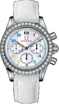 Omega Deville Specialties Olympic Collection Diamond Ladies Watch