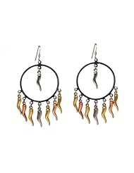 925 Silver Sterling Gold Plated Handmade Females Hanging Dangle Earring New Fashion Jewelry