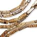 Desert Jasper Rectangle Tube Beads 4 x 13mm/15.5 Inch Strand