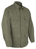 Olive Poly / Cotton Twill BDU Coat