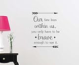 UPC 642014250233 product image for Our fate lives within us you only have to be brave enough to see it  | upcitemdb.com