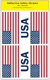 Reflective Safety Stickers - USA Flag