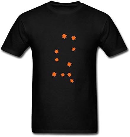 Styling Large Short-sleeve Black Astronomy_gemini Painting Men Cotton Short Sleeves