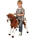 Sit-On Pinto Horse
