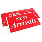 3 New Arrivals Display Signs Showcase Window Message
