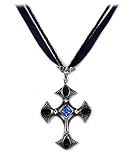 Elementary Crux Angelicus Gothic Cross Necklace