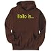 Hoodie Mens Brown 