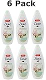 Dove Purely Pampering Body Wash, Pistachio Cream with Magnolia, 16 Fluid Ounce (6 Pack)