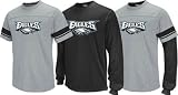 Philadelphia Eagles Option 3-in-1 Green Long Sleeve T-Shirt Combo Pack (Medium)