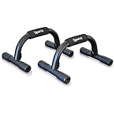 Top Quality Steel Push Up Bars + BONUS Workout Guide | Sport-it Fitness Portable Pushup Stands for Men + Women - Stronger Safer Deeper Push-Ups - Comfortable Foam Grips, ~ No Wobble ~ Composite Feet + Non-slip Rubber Base