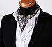 SetSense Men's Paisley Jacquard Woven Self Cravat Tie Ascot