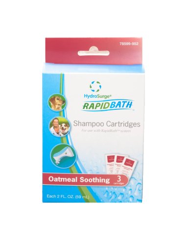 Buy HydroSurge RapidBath Oatmeal Soothing Shampoo 78599-952 (Inlds 3 Cartridges, for use with RapidBath Pet Bathing Systems #78599-777, 78599-770 only) online at Discounted New and Used prices. Delivered to your door with Off-The-Bookshelf.