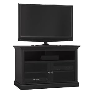 Bush Furniture Myspace Collection, Swivel Base TV Stand, Aged Tabacco by