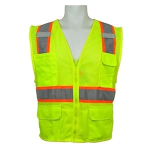 ML Kishigo - Ultra-Cool Multi-Pocket Vest Class 2 Safety Vest Orange Large