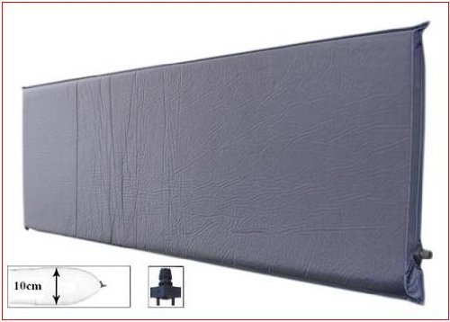 LUFTBETT LUFTMATRATZE SELBSTAUFBLASENDE ISOMATTE THERMOMATTE 200x66x10 CM IN BLAU NEU