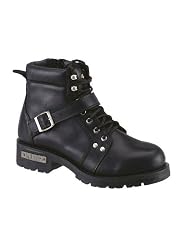 Ad Tec Ladies Black Motorcycle Boots. D-Width. 8143 by Ad Tec