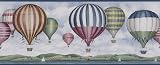 Wallpaper Blue Mountain Country Style HOt AIR BALLOON BORDER 5810722