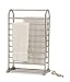Warmrails Deluxe Vauxhall Freestanding Towel Warmer & Drying Rack, Satin Nickel