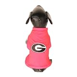NCAA Georgia Bulldogs Cotton Lycra Dog Tank Top, XX-Small