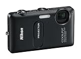 Nikon Coolpix S1200Pj Digital Projector Camera - Black (14.1Mp, 5X Optical Zoom) 3 Inch Lcd