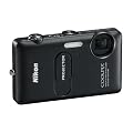 Nikon Coolpix S1200pj Digitalkamera (14 Megapixel, 5-fach opt. Zoom, 7,5 cm (3 Zoll) Display, bildstabilisiert) mit DLP-Projektor schwarz