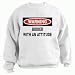 Warning: Bidder with an attitude Adult Sweatshirt (Crewneck) Various Colors