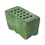 Green 15 Stem Brick Vase