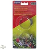 Hagen-Laguna Stainless Steel Hose Clamps, 1 1/16in - 2 inch (27mm-51mm) 2pk