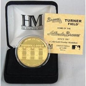Turner Field 24KT Gold Commemorative Coin