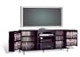 Prepac 60-Inch Plasma TV Console with Media Storage, Black