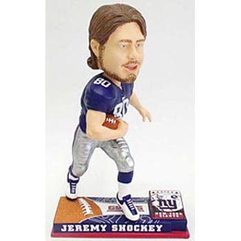 Jeremy Shockey New York Giants On Field Bobble Head (Quantity of 1)