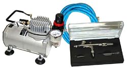 Master G26 Airbrush with TC-20 Compressor and Hose