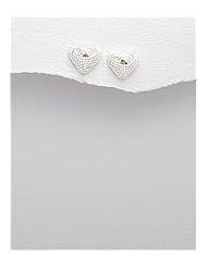 Heart Earrings In 92.5 Sterling Silver