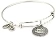 Alex and Ani Bangle Bracelet Bar Russian Silver-Plated Gemini Bangle Bracelet