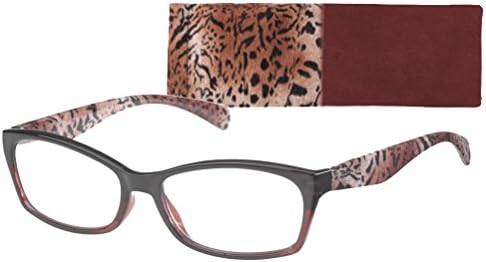 ICU Eyewear Reading Glasses Trinity Reading Glasses : Animal Cheetah 7485 (1.25)