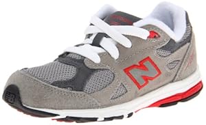 New Balance KJ990 Running Shoe (Infant/Toddler),Grey/Red,7.5 M US Toddler