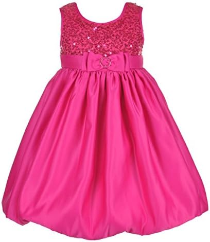 Princess Faith Little Girls' "Glamour Reign" Dress - pink berry, 4